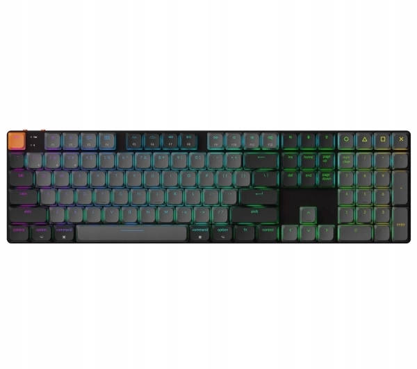 Klawiatura mechaniczna Keychron K5 Qmk Version 2 Rgb Red Switch Szara
