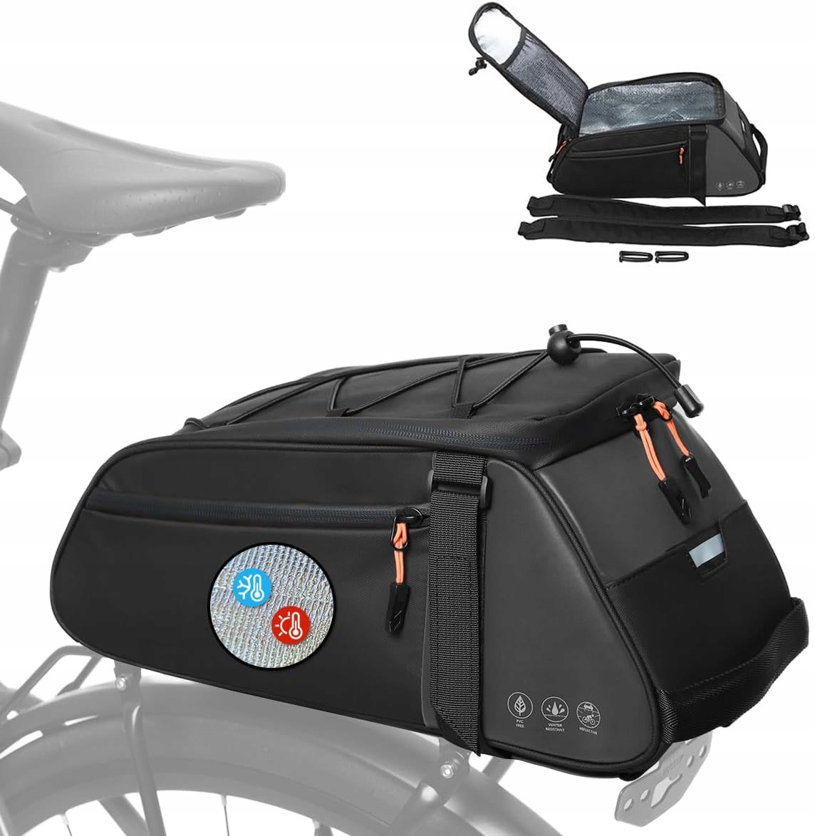 Taška Na Nosič Jízdních Kol 10 L Taška Cyklistická Brašna Na Nosič Kola