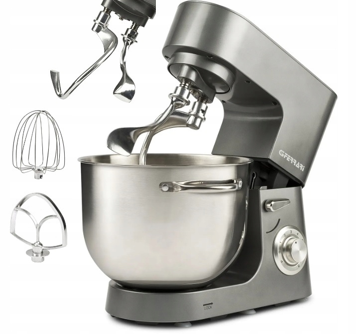 Robot Kuchenny Planetarny Z Misą 8L Mikser 1800W Podwójny Hak