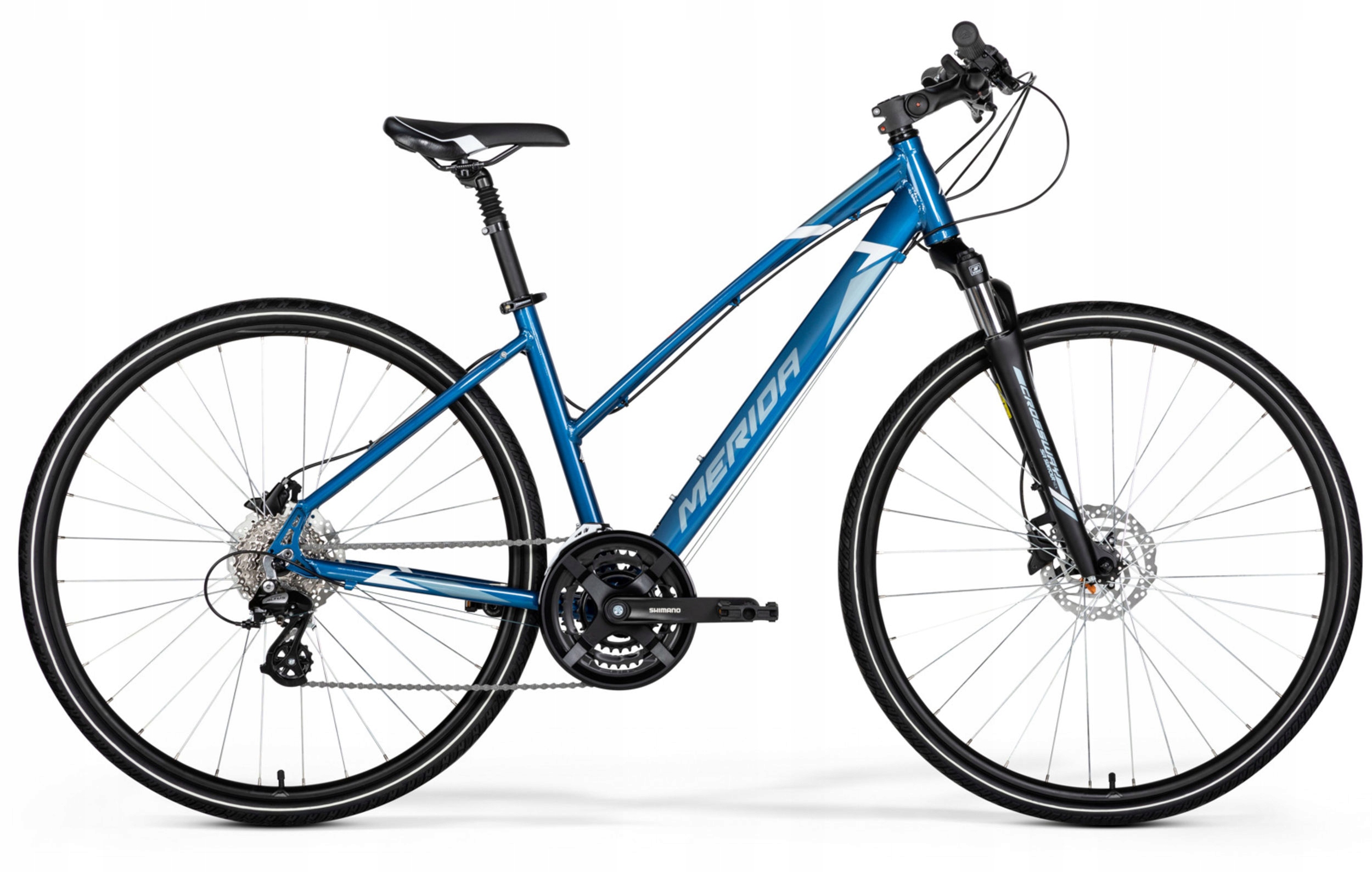Rower Crossowy Merida CROSSWAY 15 LADY (L)(54L) BLU(STEEL BLUE/WHITE) Altus