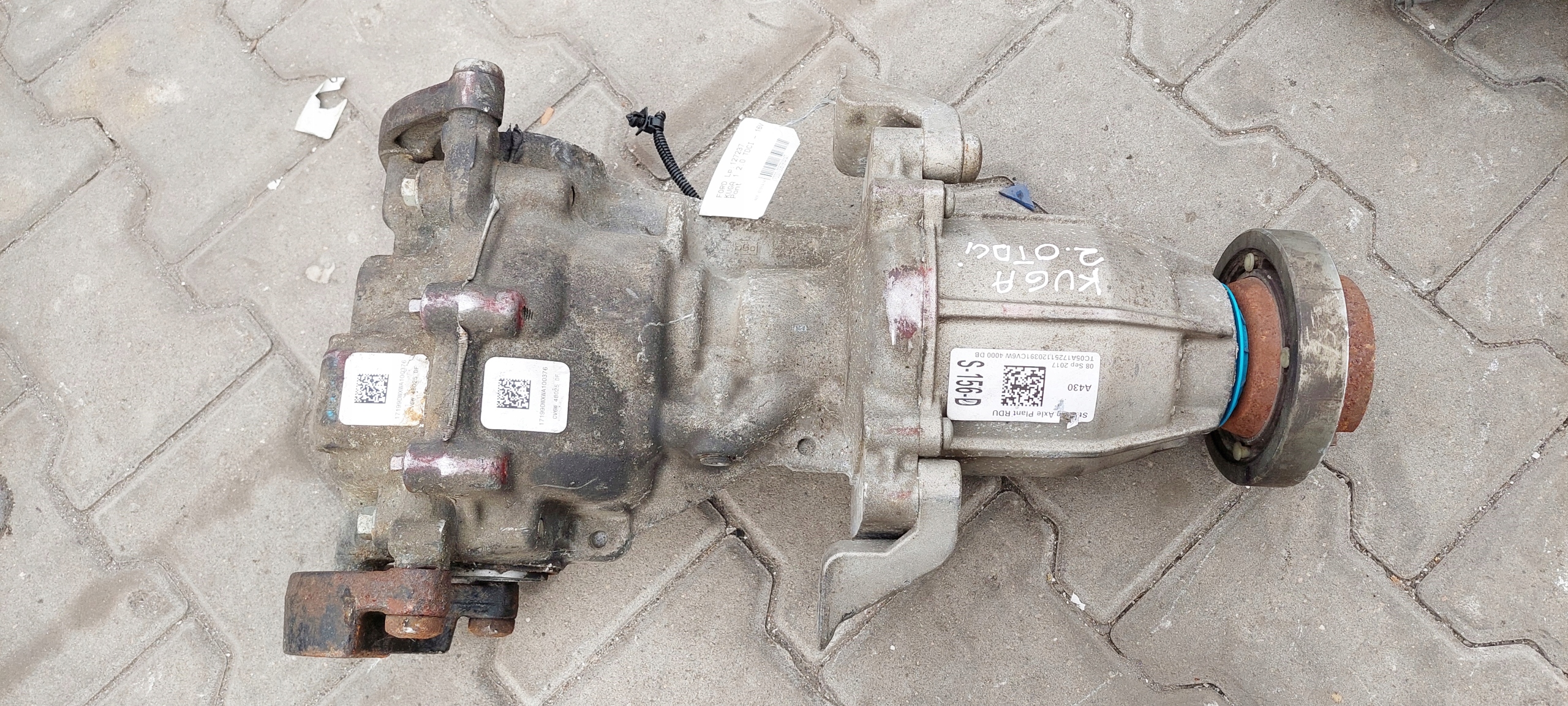 Tylny most dyfer Ford Kuga II 4x4 2.0 TDCI