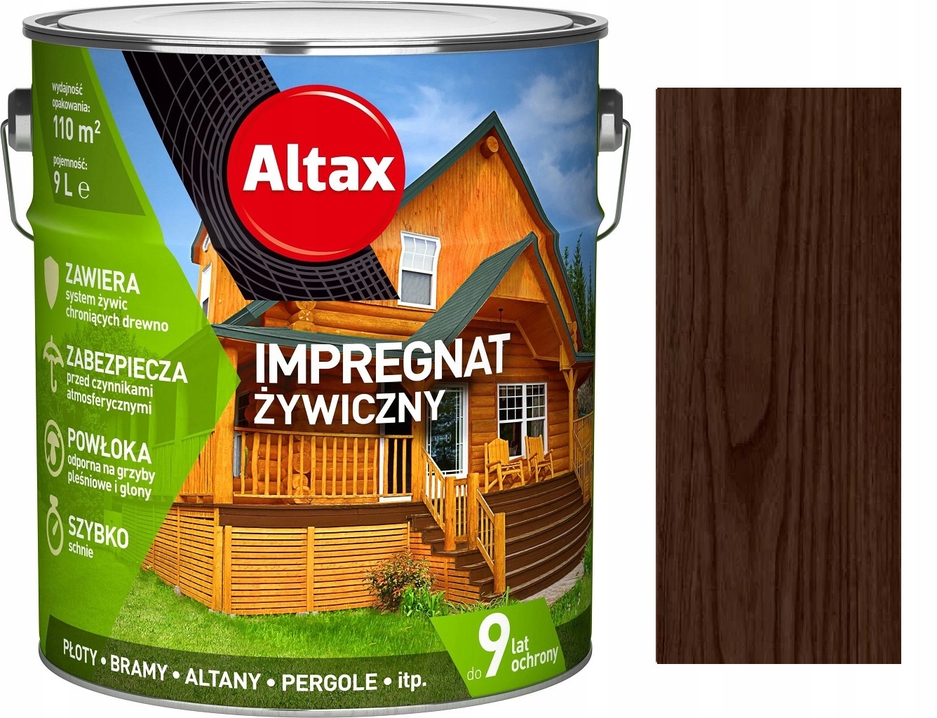 

Altax Impregnat Żywiczny Do Drewna Palisander 9L