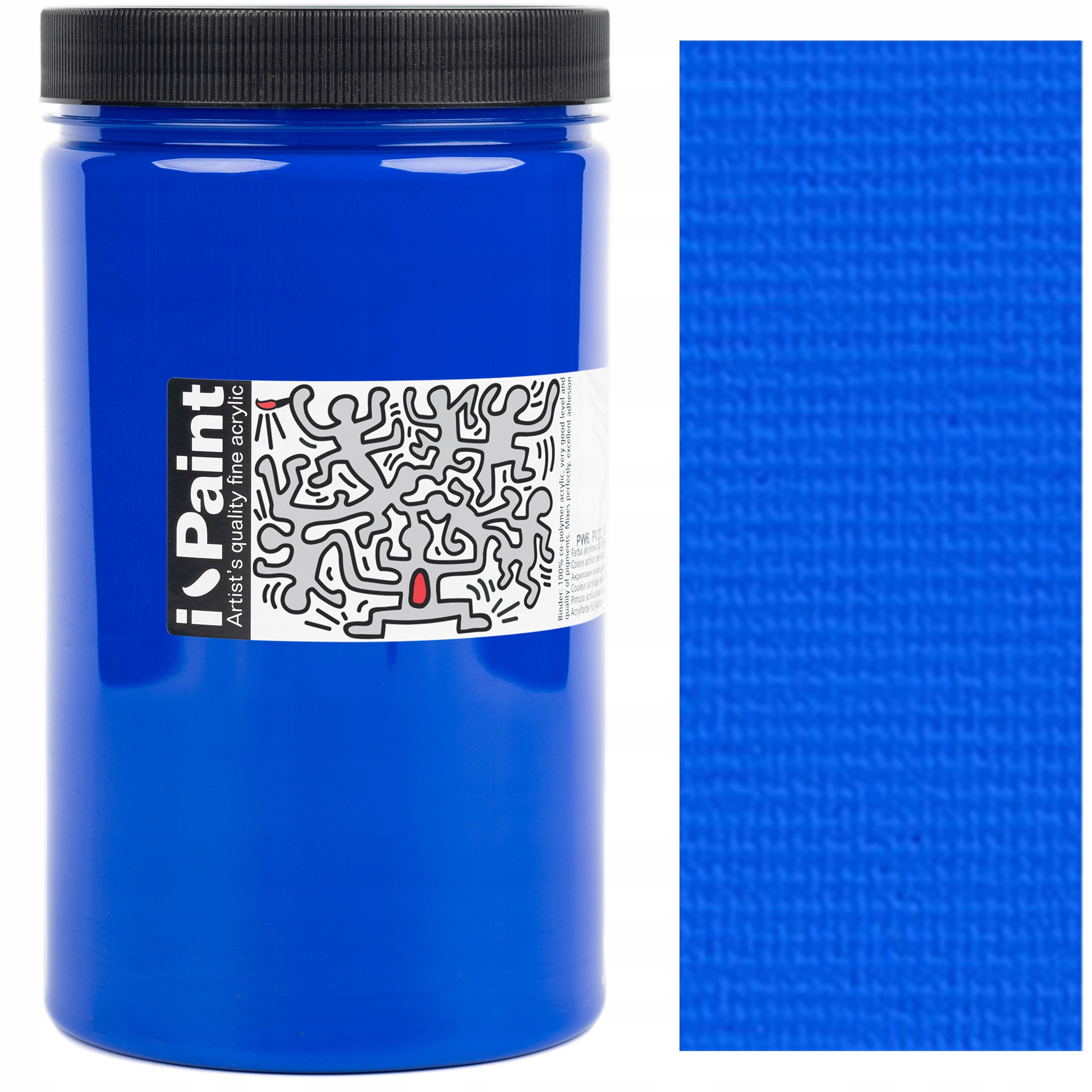 Barva Akrylová modrá Renesans Ipaint 1200 Ml 10 Ultramarín Modrý