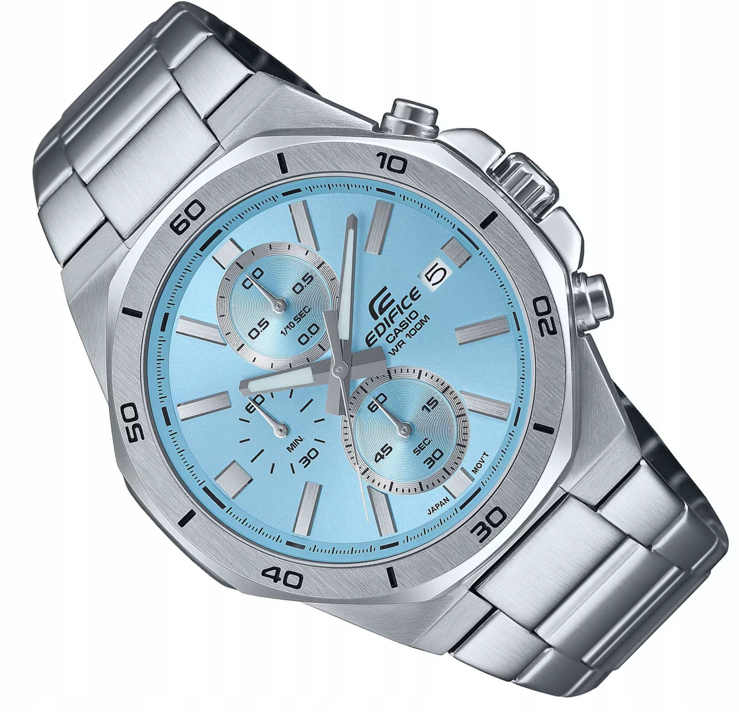 Modré Vodotěsné Pánské Hodinky Casio S Chronografem EFV-640D-2BV