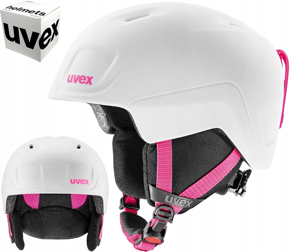 Lyžařská přilba Uvex Heyya Pro 51-55 cm bílá-pink