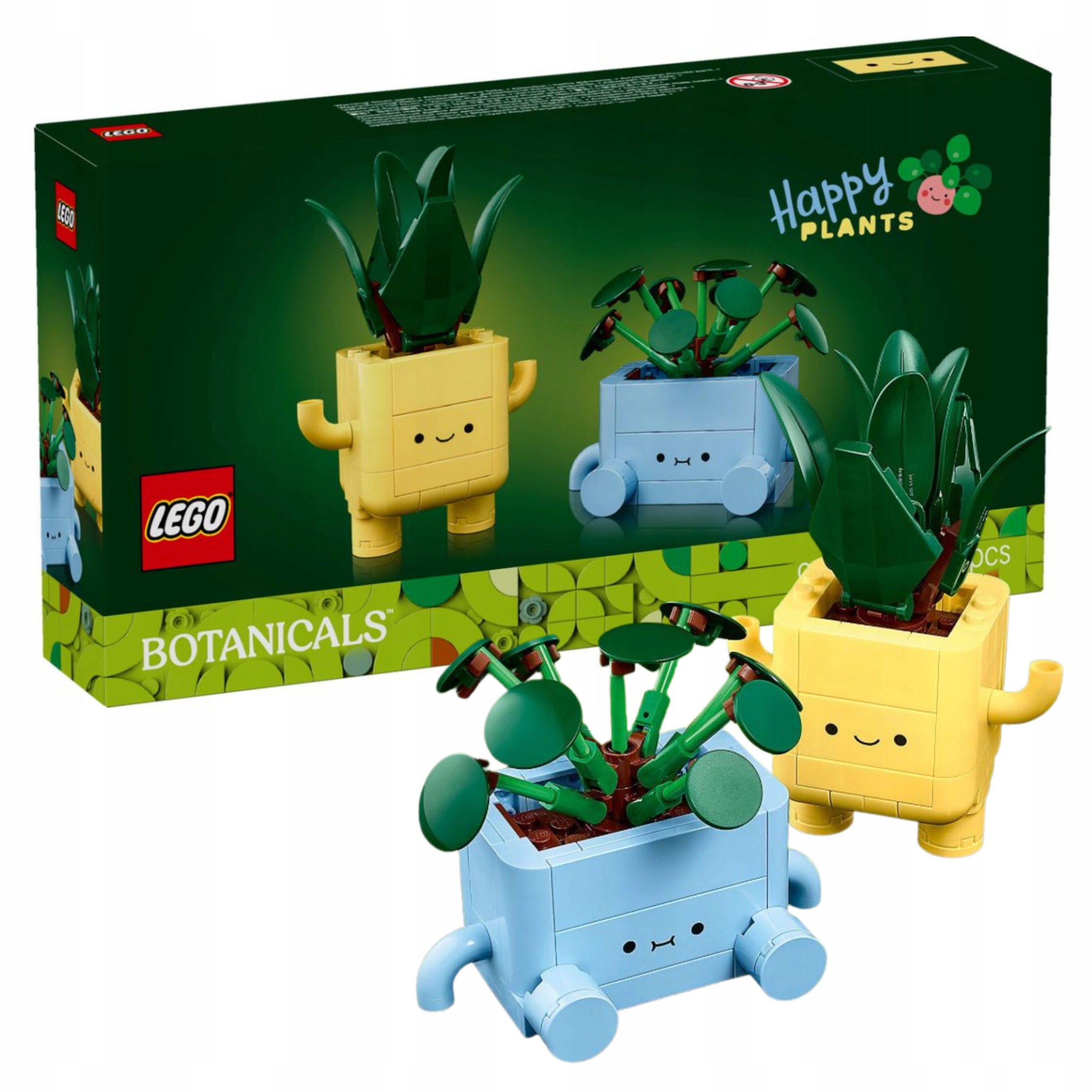 Lego Botanicals 10349 Veselé Rostlinky s smajlíky Stavebnice Kreativní Dárek 9+