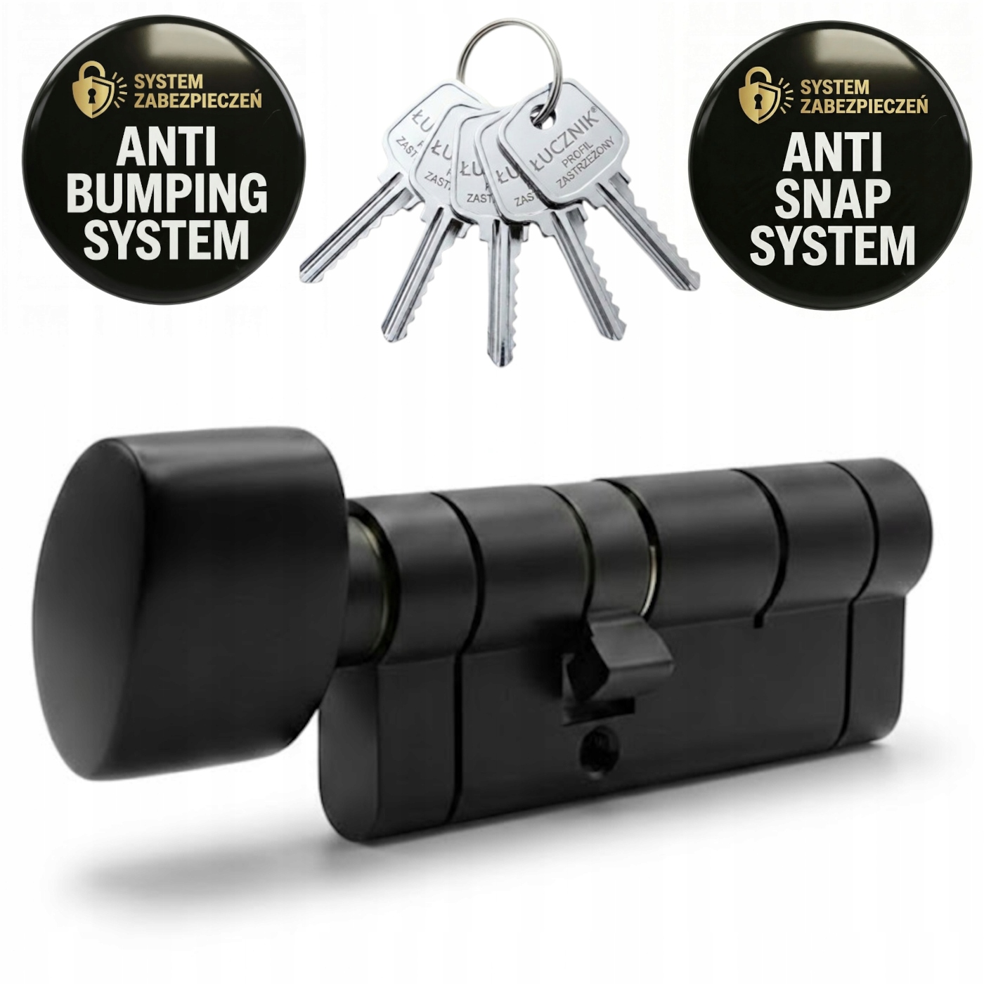 Wkładka Do Zamka Drzwi Z Gałką Bębenkowa 30/55 Patentowa atestowana 30x55