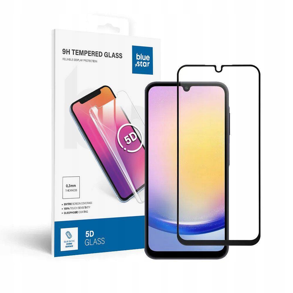 Szkło Hartowane Blue Star 5D Do Samsung A25 5G (Full Glue/case Friendly)