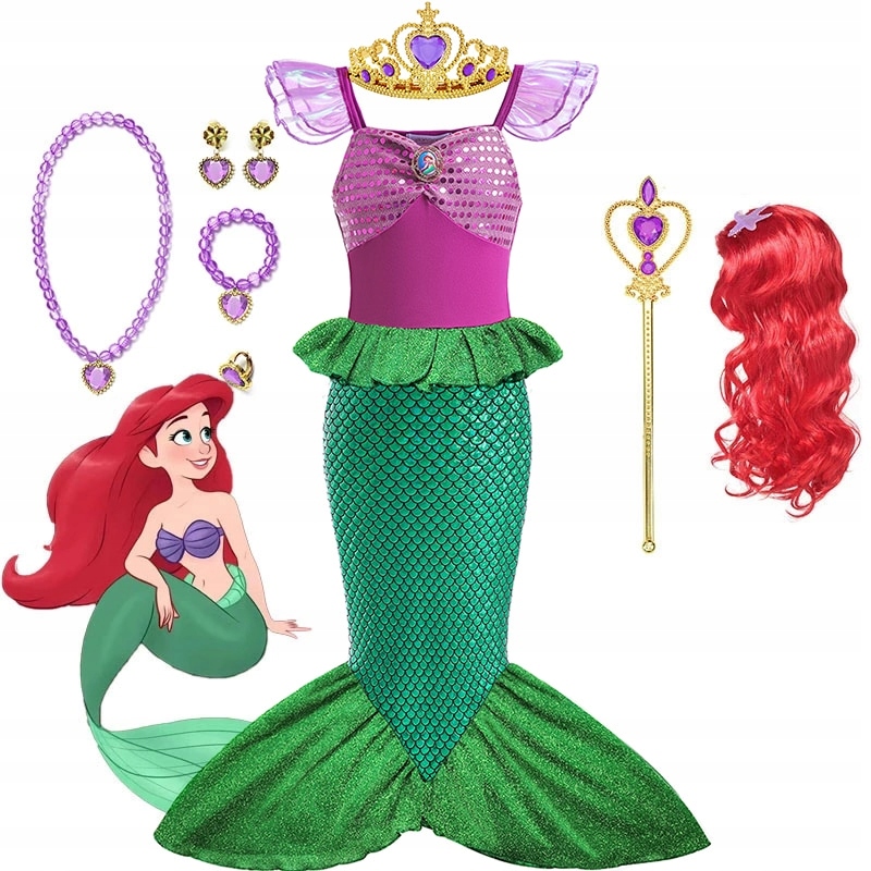 Disney princess top costume kids