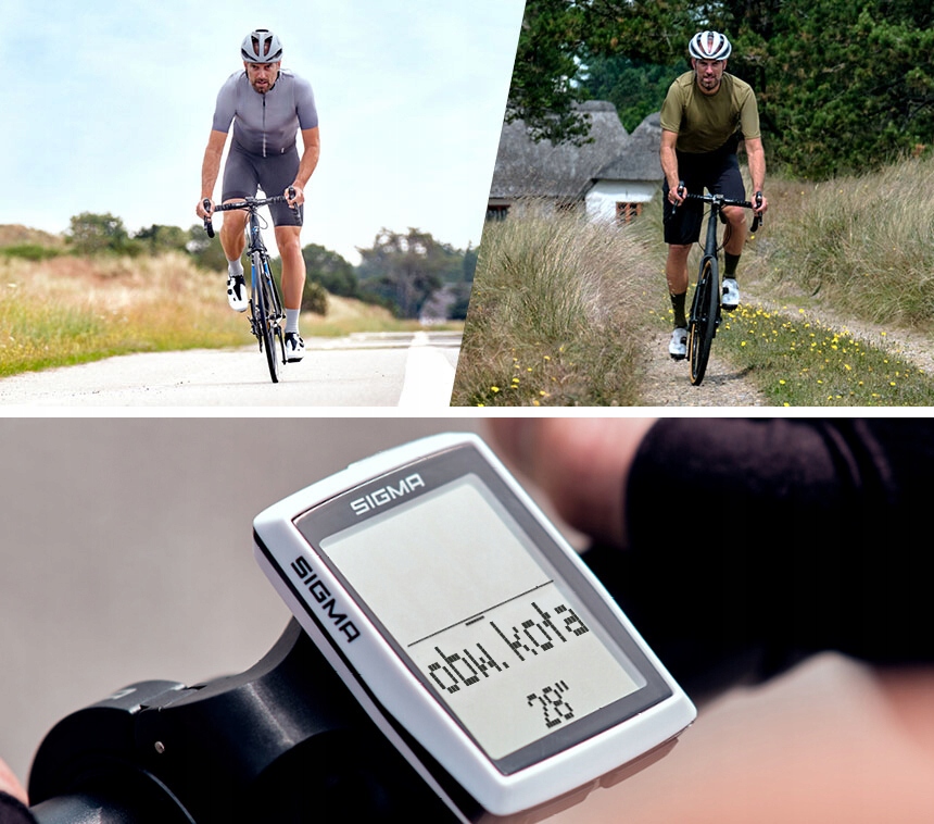 PRZEWODOWY LICZNIK ROWEROWY SIGMA 12.0 WR PODŚWIETLENIE POLSKIE MENU IPX8 Marka Sigma Sport