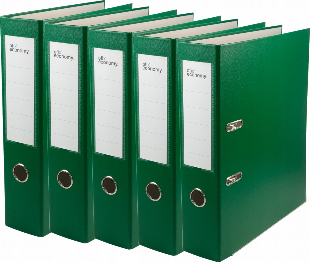 

Segregator A4 Szeroki 75mm Okuty Zielony x 5 szt