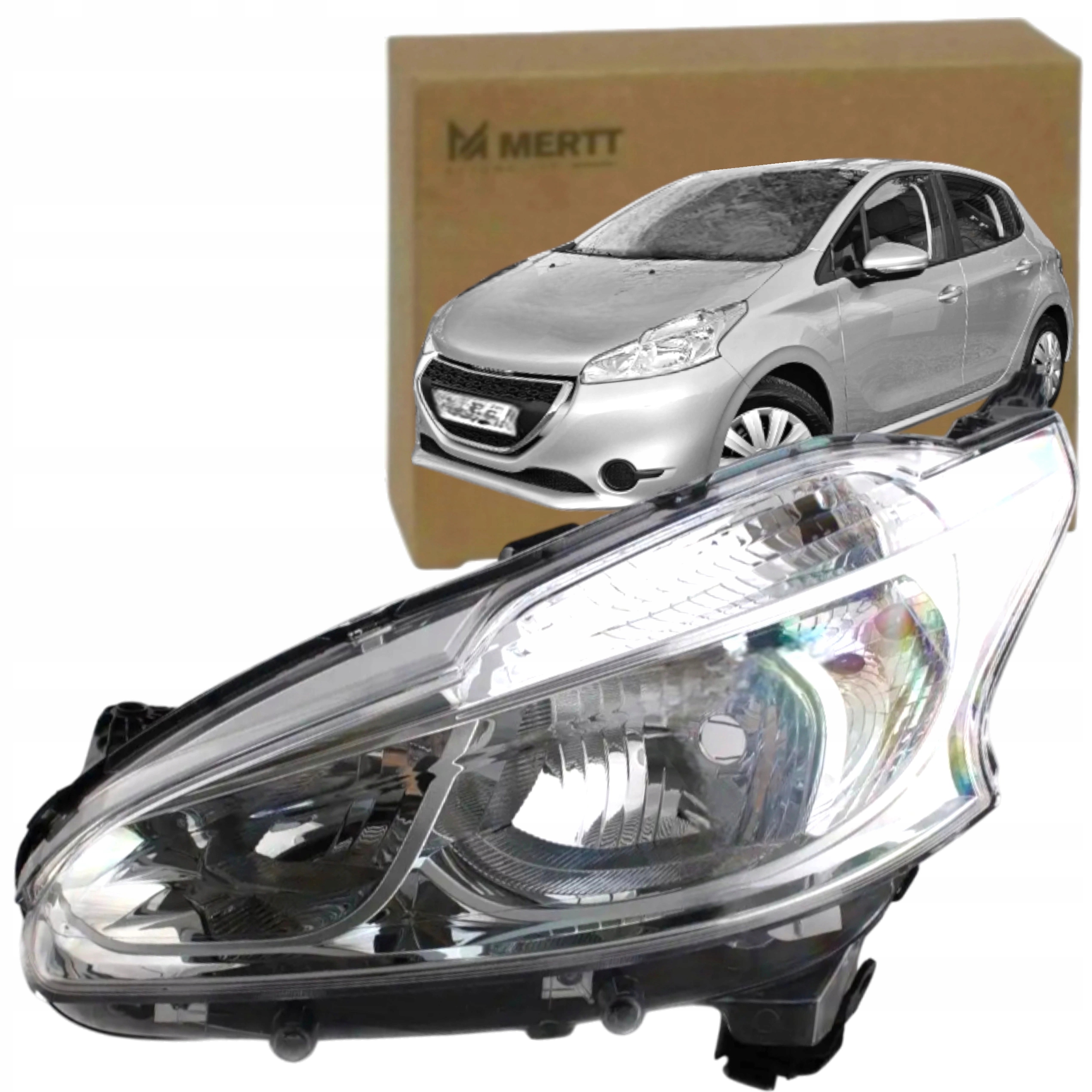 Peugeot 208 2012-2018 Světlomet Světlo Přední Levý 9802221280