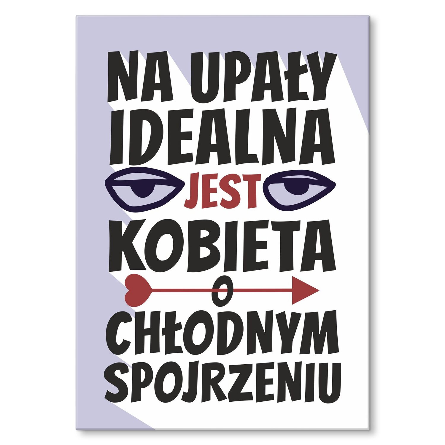 Kovový plakát na horko žena Dárek 42 x 59 cm