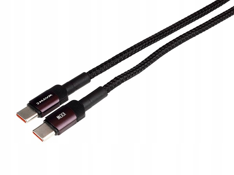 Wayme Kabel do ładowania i synchronizacji, w oplocie z mikrofibry, 100 cm,