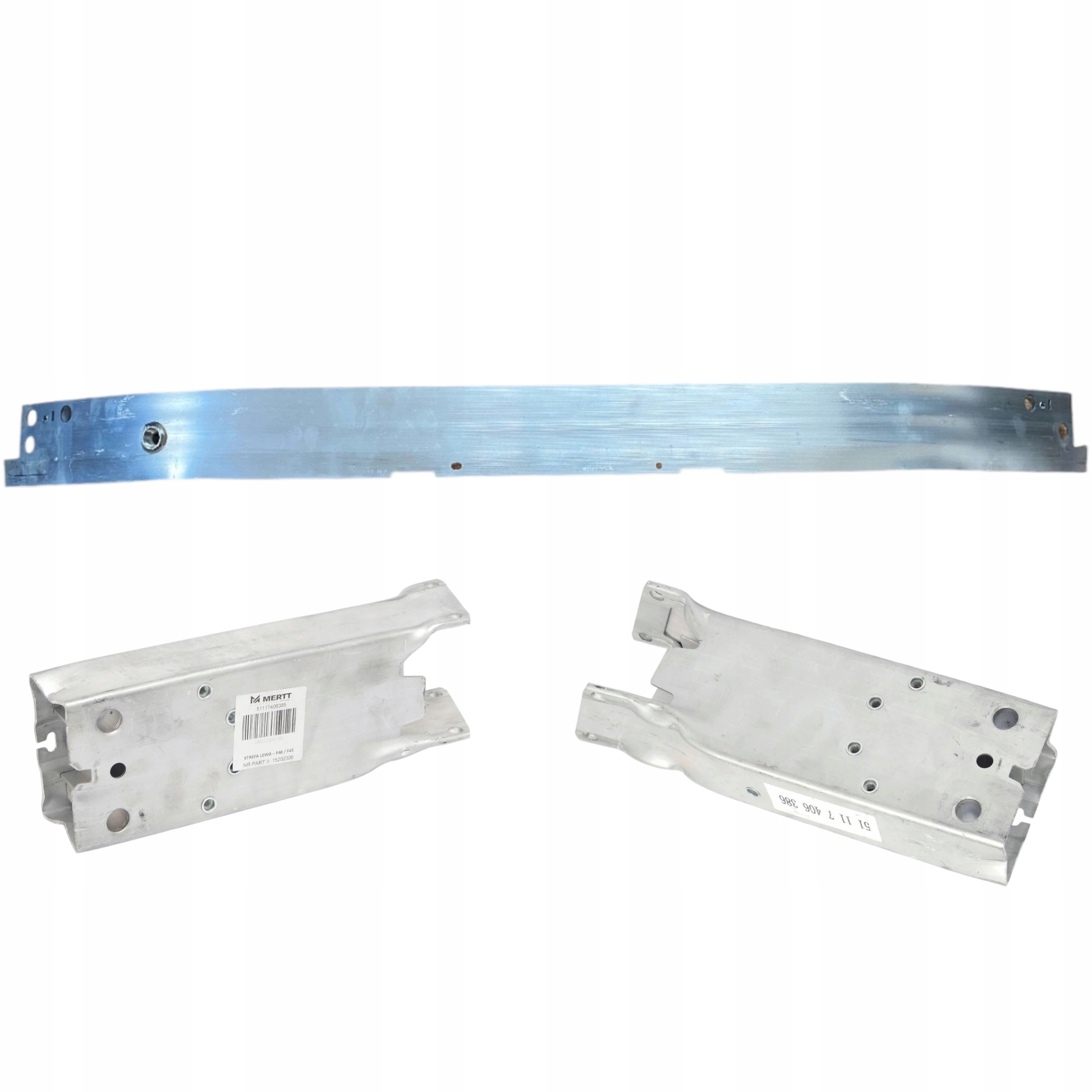 Sada sada Nosníků Nárazníku přední zóna rozdrcení levá pravá Bmw X1 F48 X2 F39