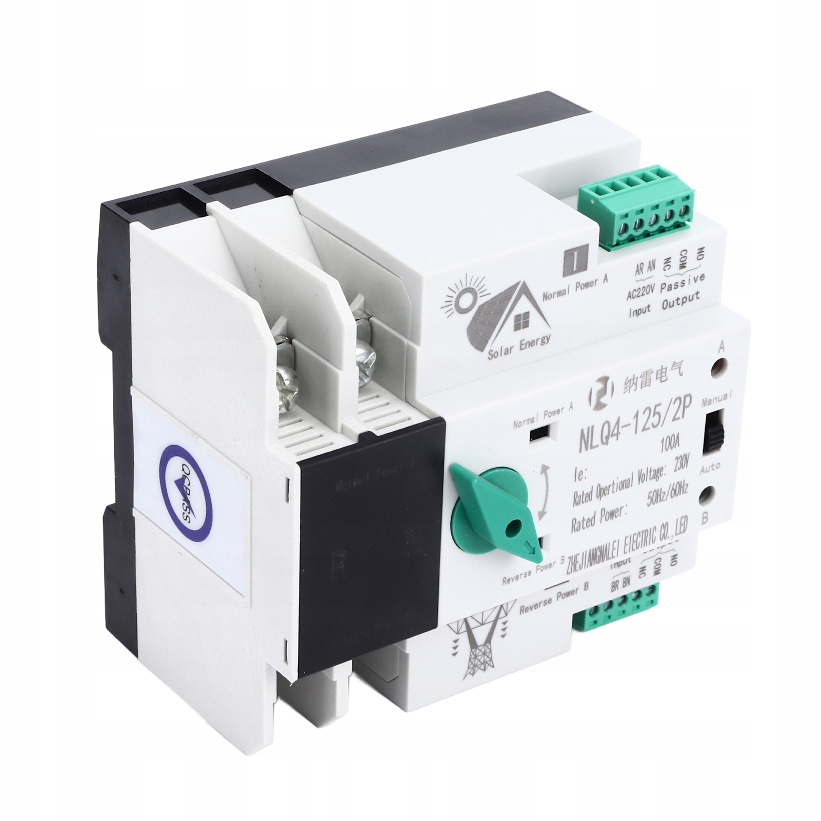 100A Automatický Vypínač Napájení 2P 230V