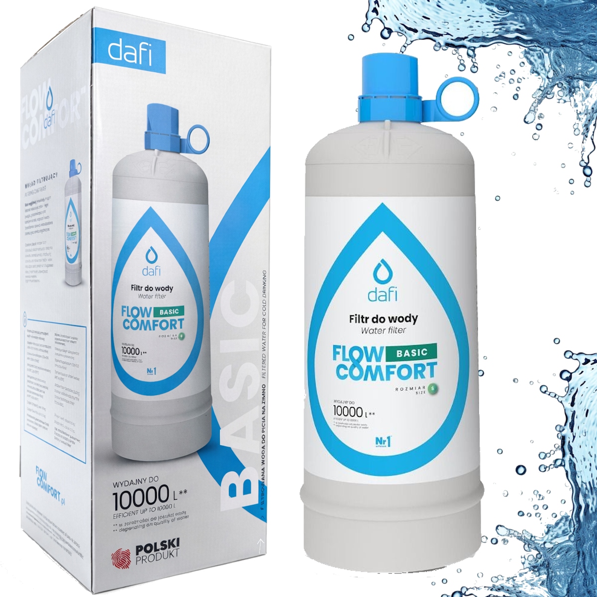 Filtr Wkład Dafi DC10 Basic Flow Comfort filtr wymienny do wody