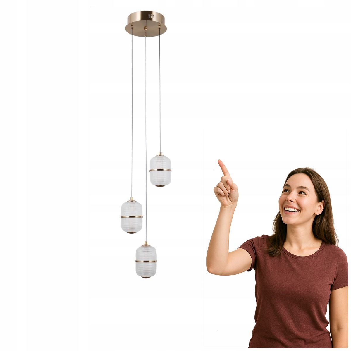 Moderná závesná lampa Alani Led 15W do obývacej izby Italux