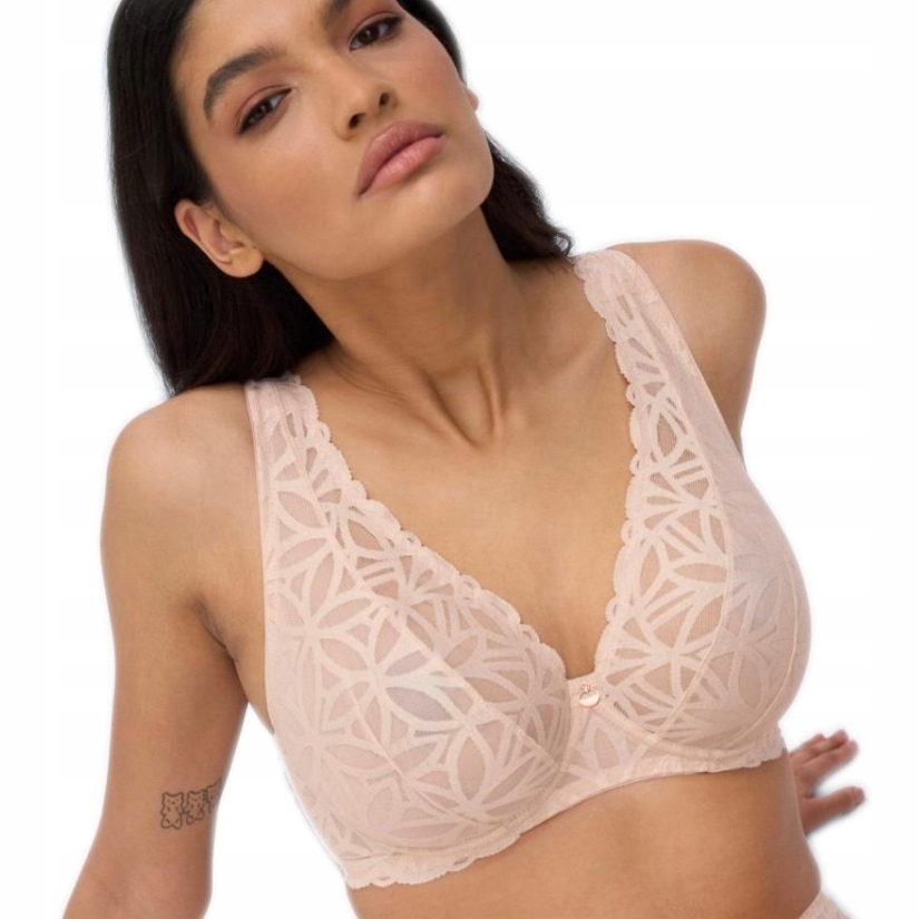 80G * Biustonosz Alles Sugar Dune bralette Braletka Plus miękka Duży Biust