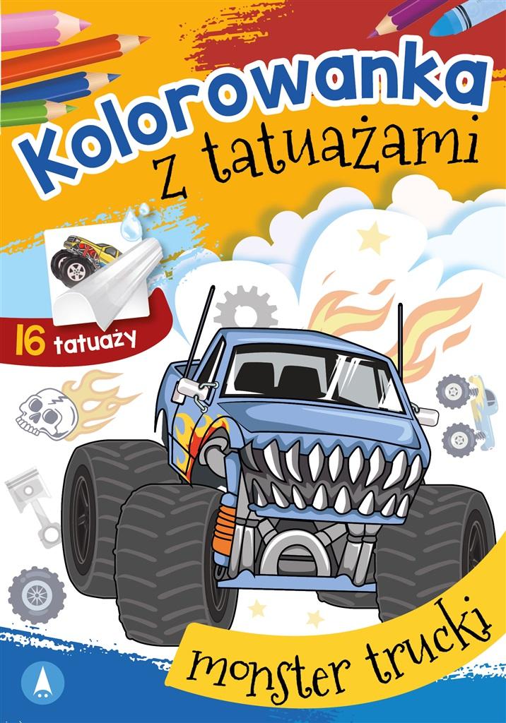 

Kolorowanka Z Tatuażami. Monster Trucki
