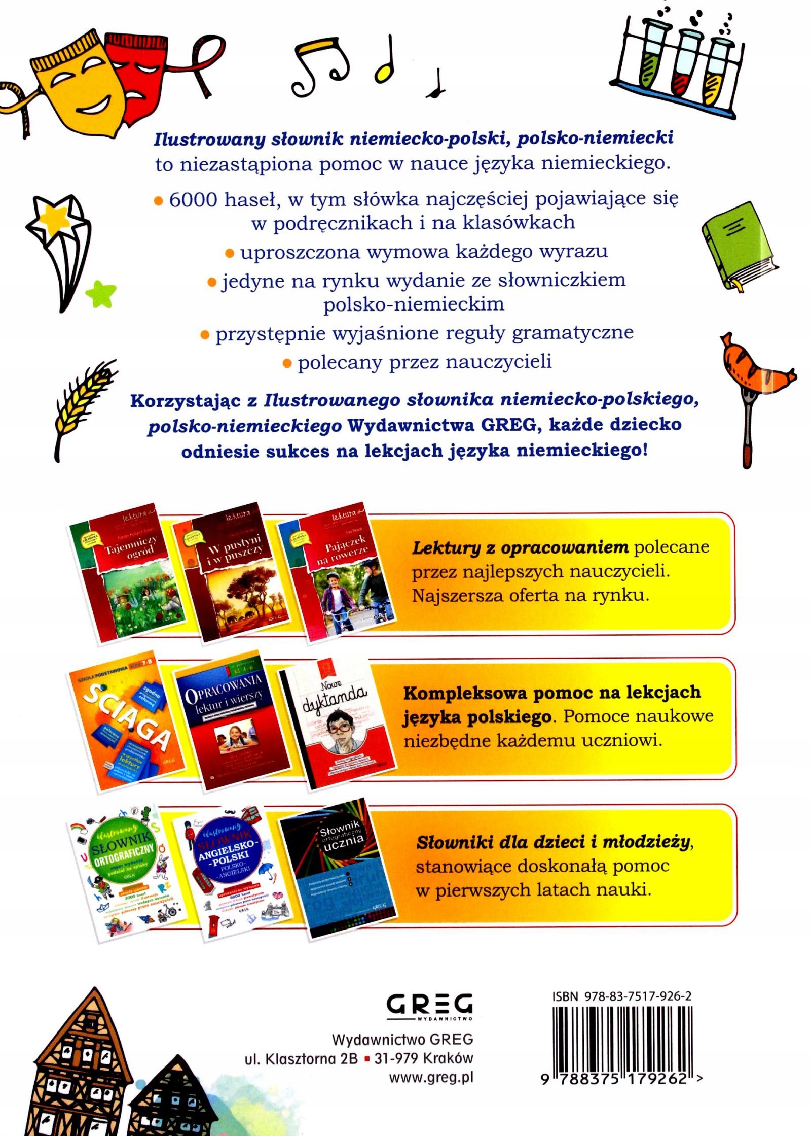 ILUSTROWANY SŁOWNIK NIEMIECKI-POLSKI POLSKO-NIEMIECKI (KSIĄŻKA) Stan opakowania oryginalne