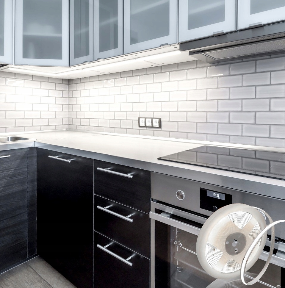 5m taśma LED COB neon 12V 1600led IP20 ZIMNA Długość 5 m