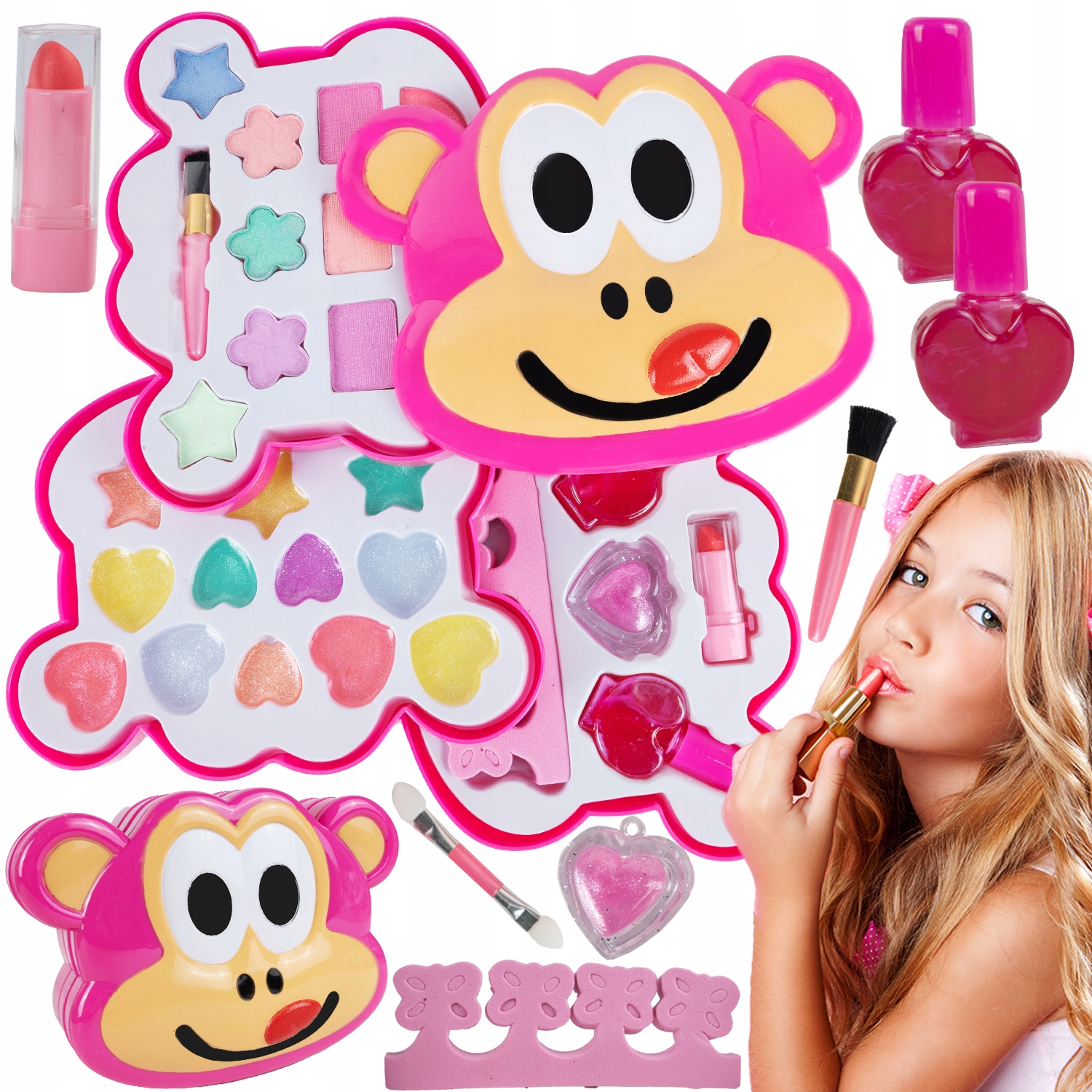 

Zestaw Kosmetyczny Make Up Małpka Kosmetyki Cienie