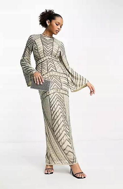 Zdobené Šaty S Korálky, Design 36 S