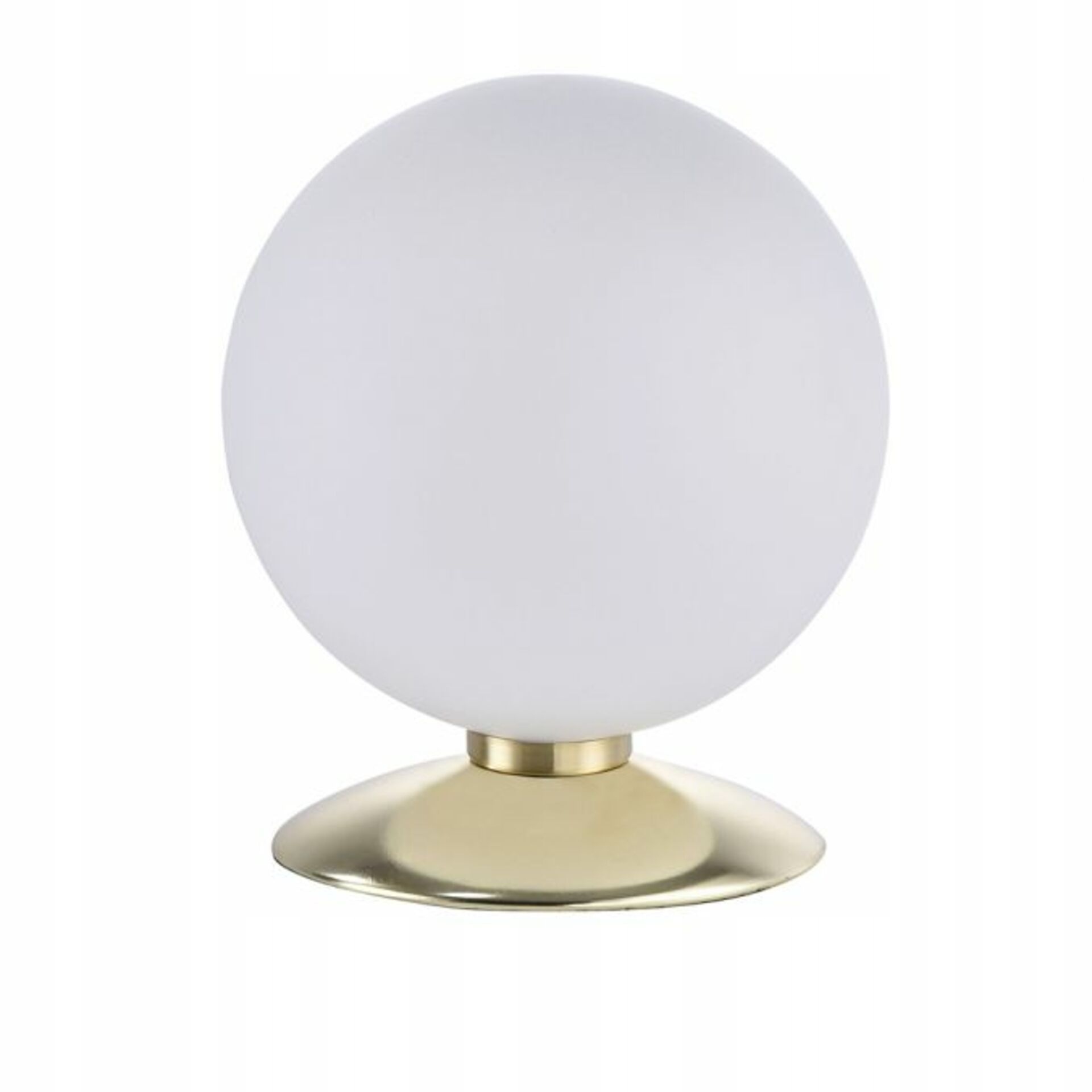 Led stolná lampa Paul Neuhaus , guľa, dotykové stmievanie, mosadz, 3000K