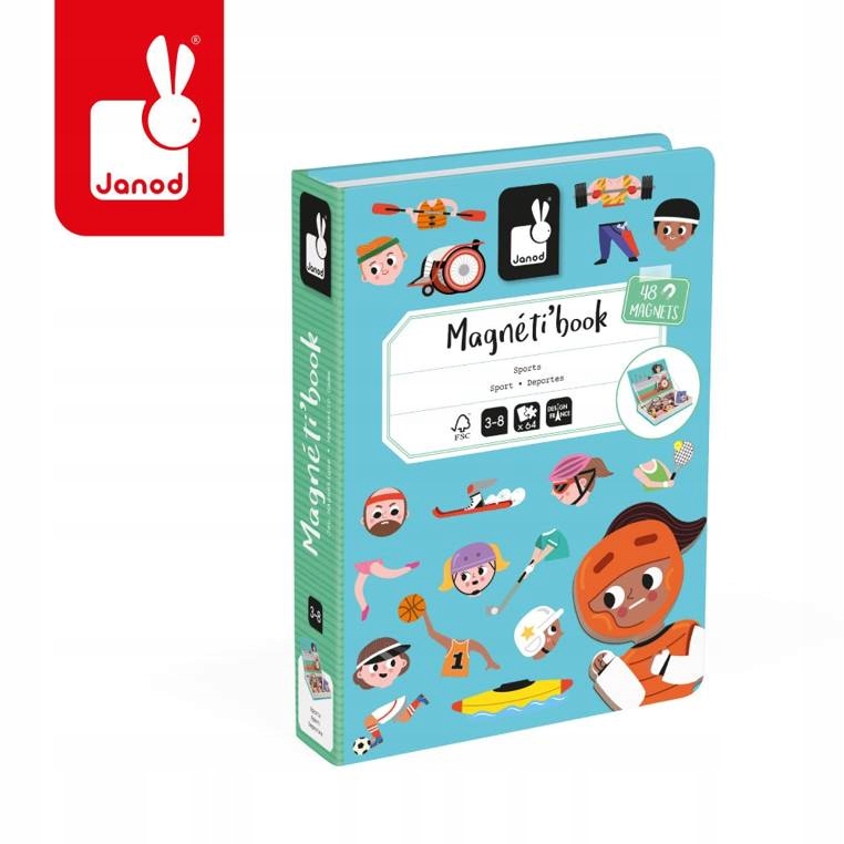 Układanka magnetyczna dla dzieci Sport Janod 3+ Rodzaj zestaw