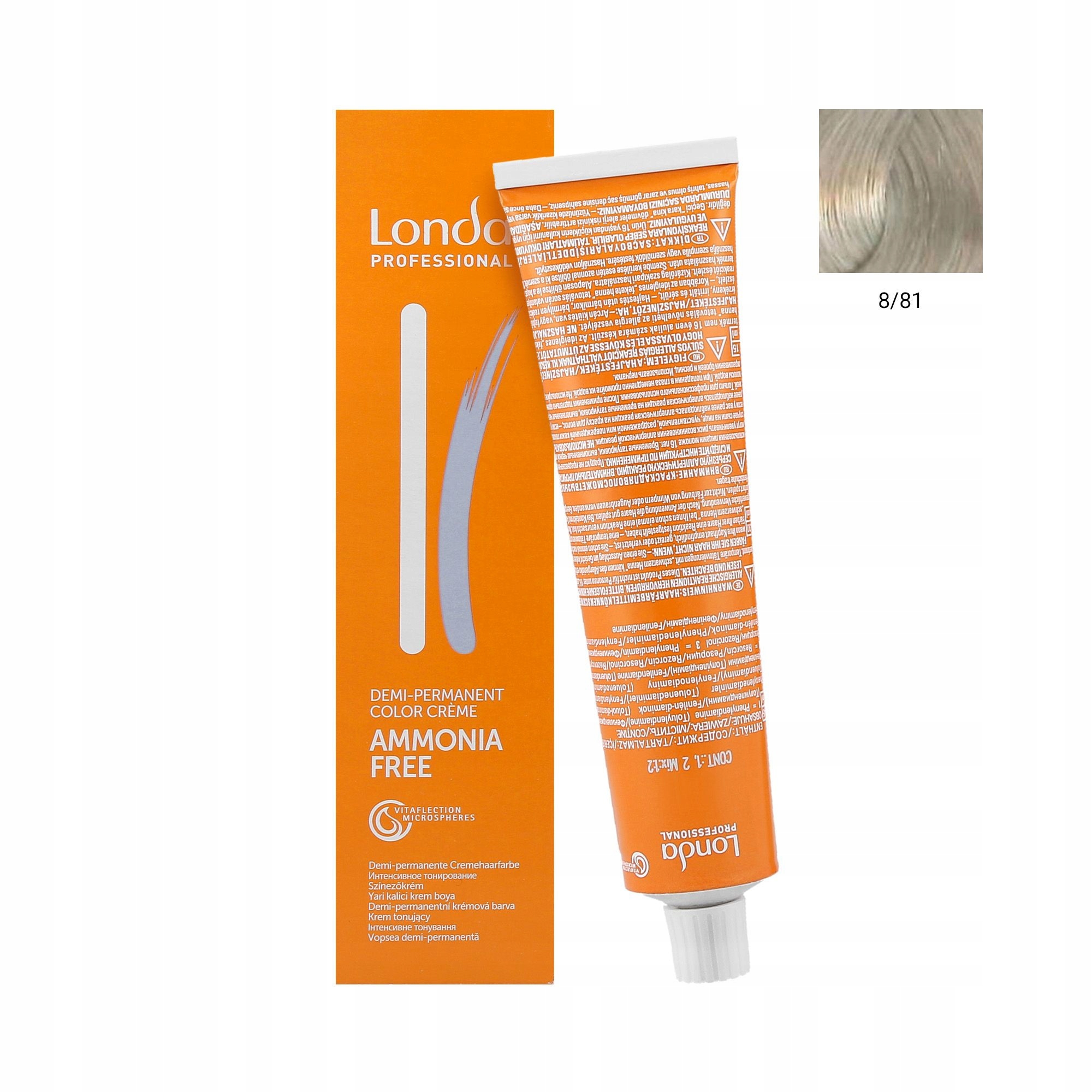 

Londa Londacolor Krem Tonujący 8/81 New 60 ML