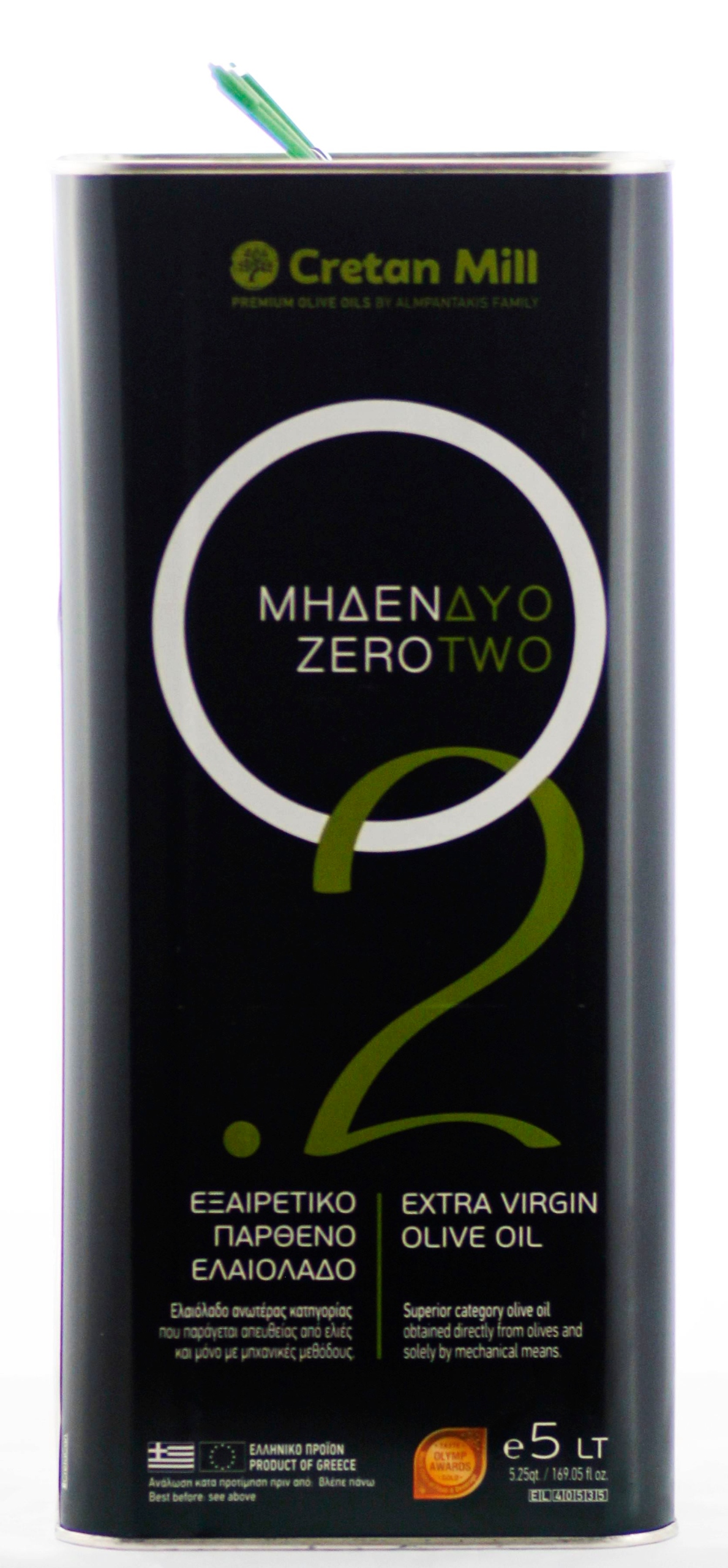 Cretan Mill Zero.2 Najlepsza Oliwa Z Oliwek 5L zbiór grudzień '25