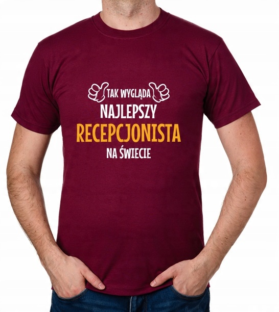 

koszulka Najlepszy Recepcjonista prezent