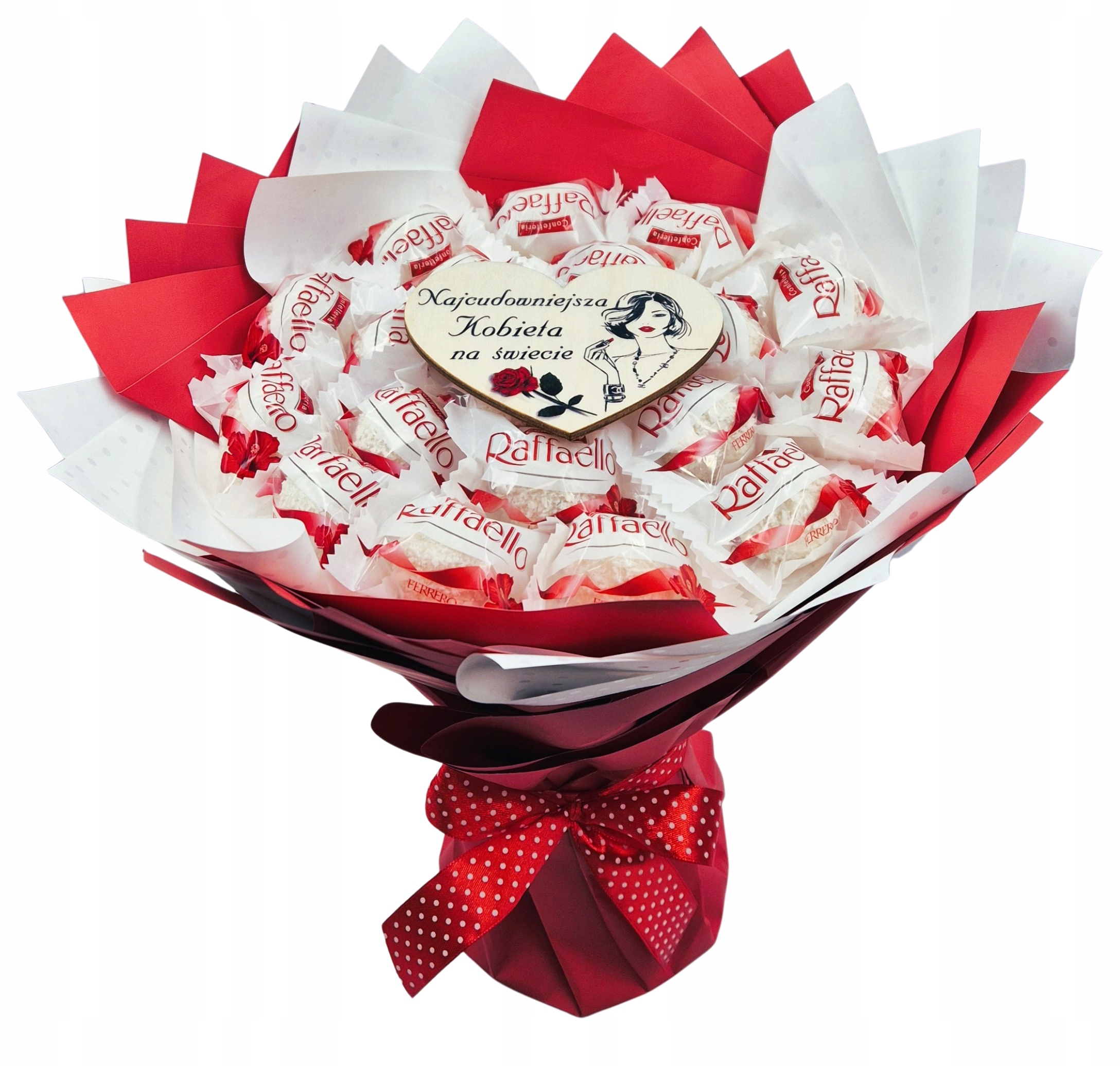 Levně Sladká kytice sladkostí Box Dárkový koš Dárek k narozeninám, jmeninám 30