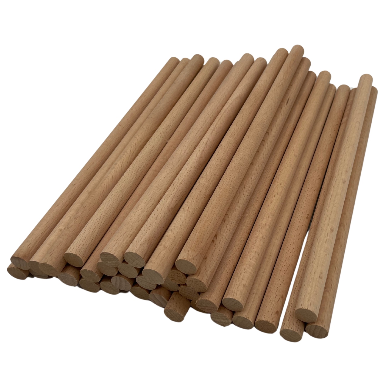 Drążek do makramy 14mm 30cm drewniany kijek naturalny surowy