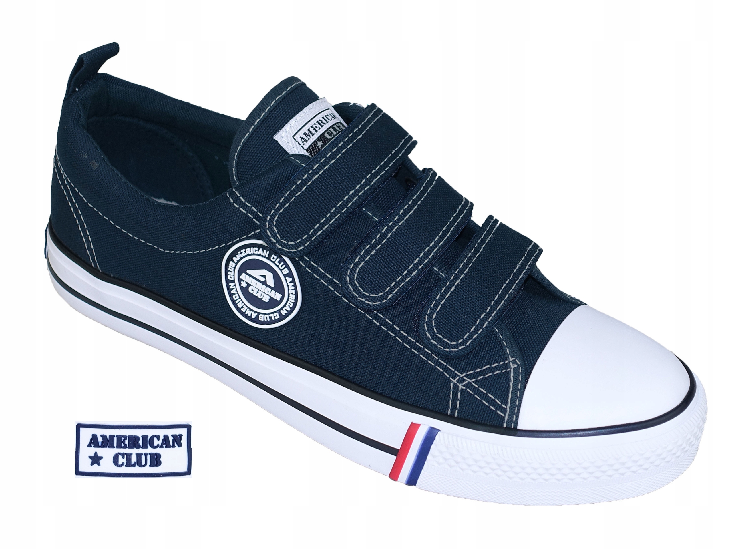 

Trampki Męskie Chłopięce Rzepy Szkolne Tenisówki