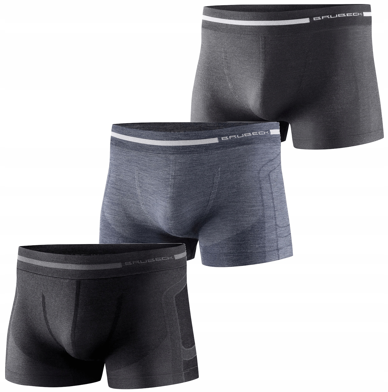 

Termoaktywne Bokserki Brubeck Wełna Wool |3-PACK|M