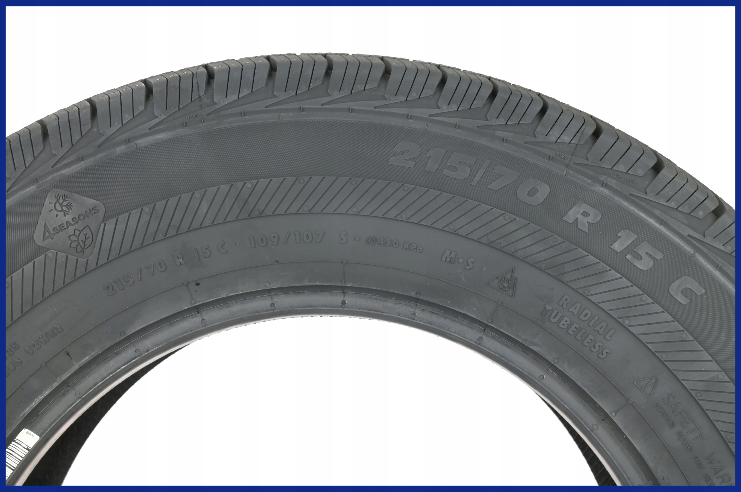 2 x 215/70R15C 109/107S Point S CAŁOROCZNE Szerokość opony 215 mm
