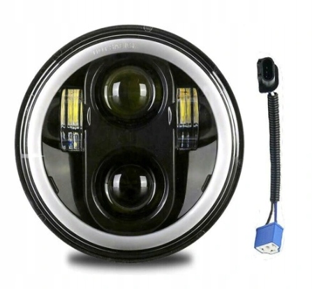 REFLEKTOR LAMPA PRZÓD MOTOCYKLOWA H4 LED 5.75in