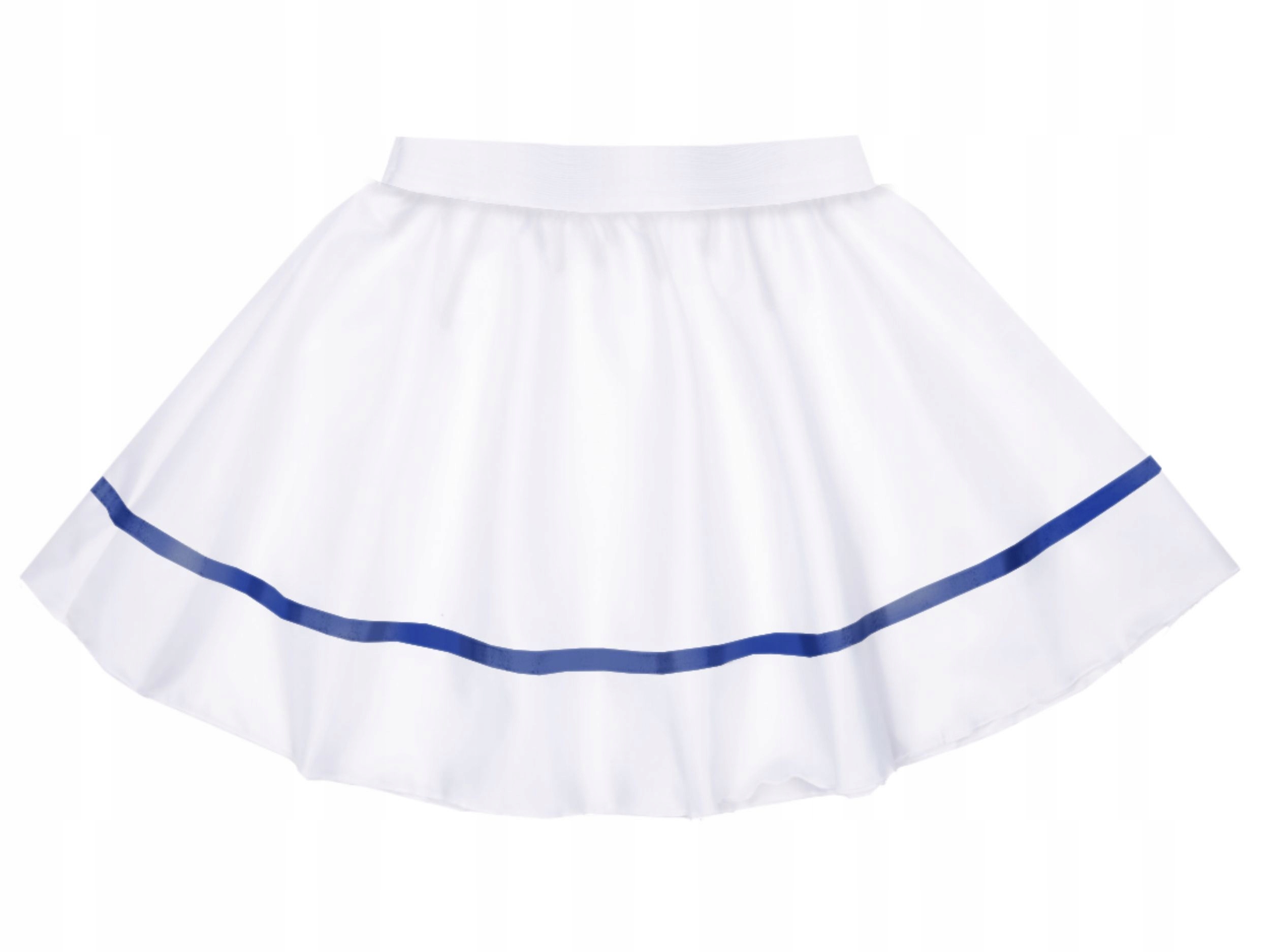 SPÓDNICZKA NA GUMCE STRÓJ BIAŁA 40cm