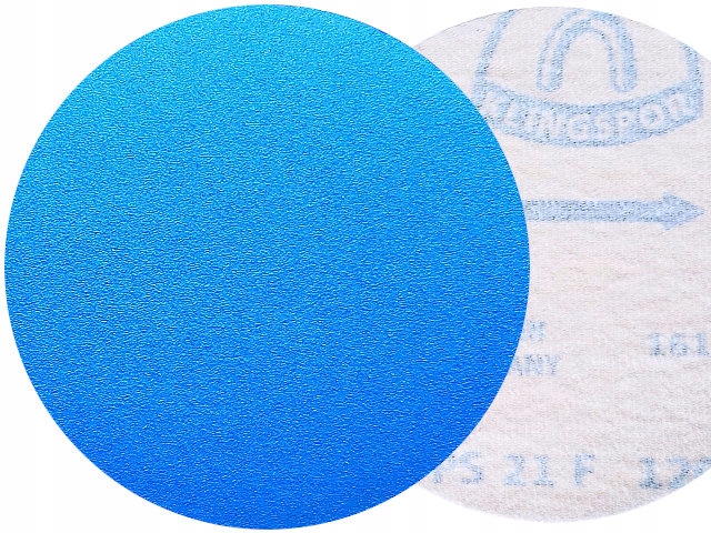 KRĄŻEK KRĄŻKI PAPIER ŚCIERNY NA RZEP DO METAL INOX PS21 KLINGSPOR 125 P 120