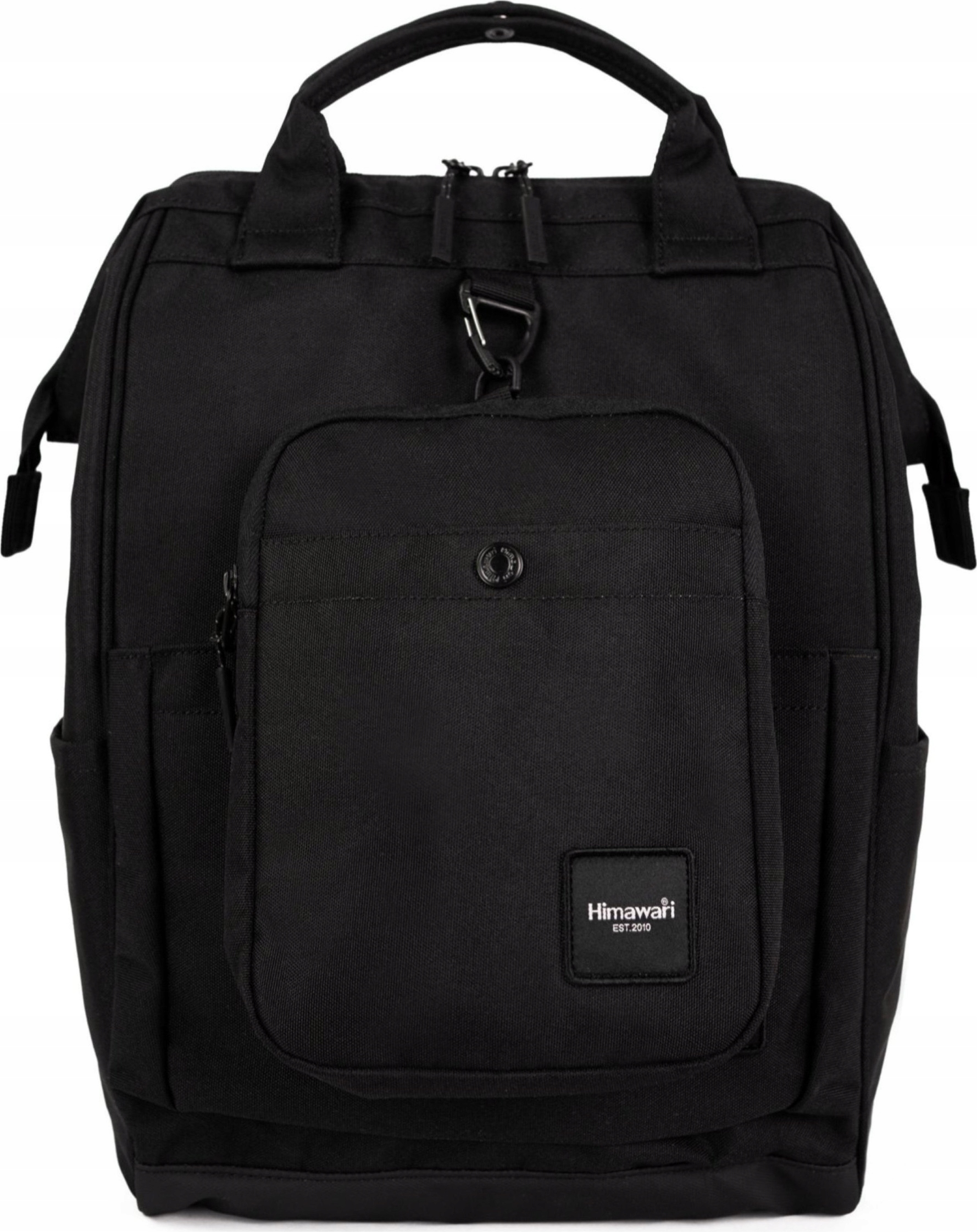 Batoh na notebook Himawari Case M organizér, prostorný rám, černý