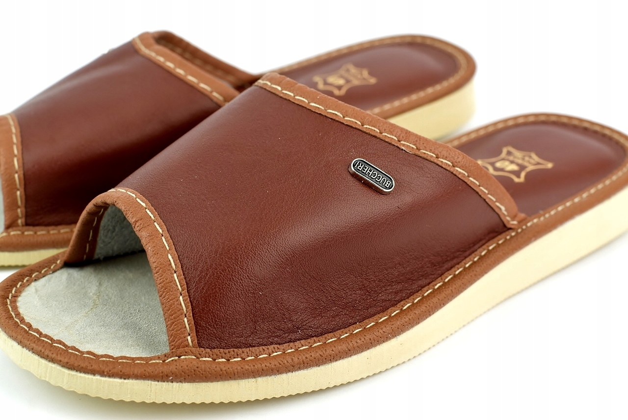 KAPCIE SKÓRA PL JAKOŚĆ PANTOFLE DOMOWE CIAPY r. 38 - 24,5 cm Model DAMSKI WYSOKA JAKOŚĆ IDEALNE NA PREZENT