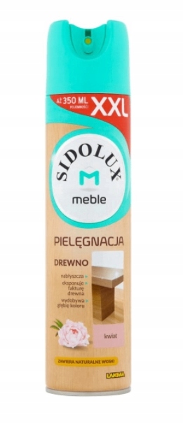 

Sidolux, Spray do mebli, kwiatowy, 350 ml
