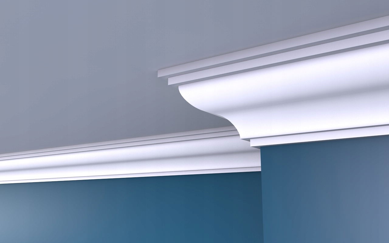 LISTWA SUFITOWA, Gzyms listwa, sztukateria, LPC-13 Wysokość 90 mm