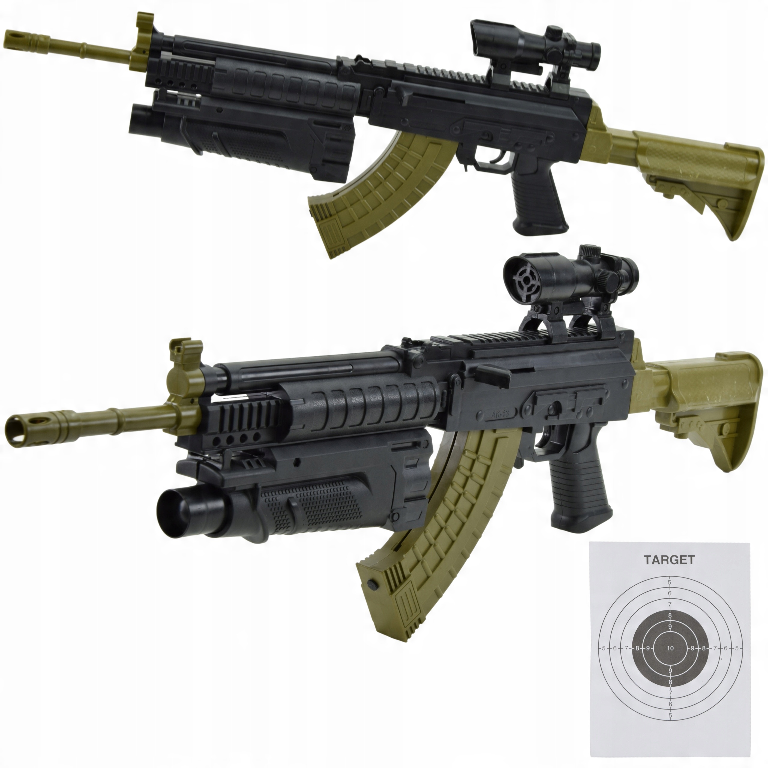 

Karabin Pistolet Na Kulki Maszynowy Asg Laser 75CM