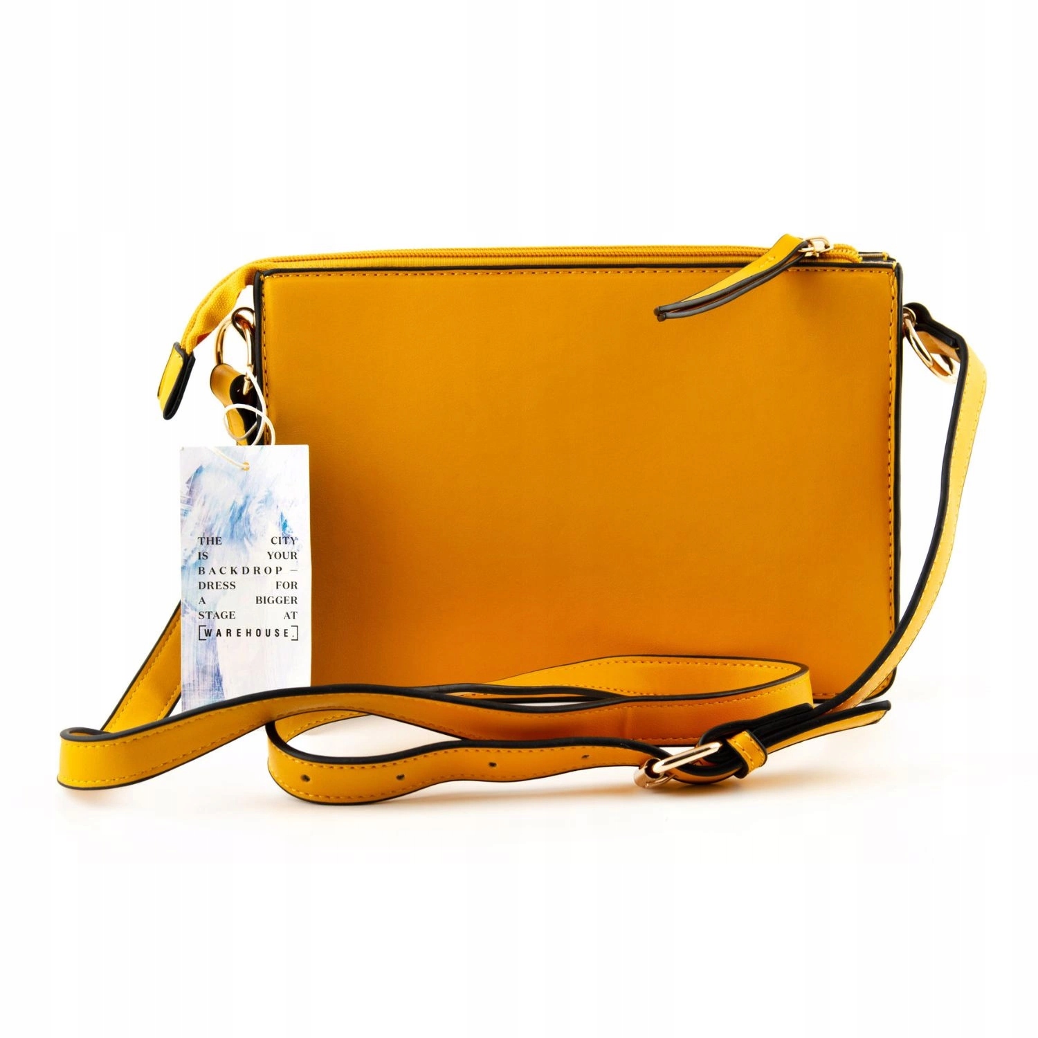 Dámská kabelka Warehouse kabelka přes rameno malá přes rameno žlutá