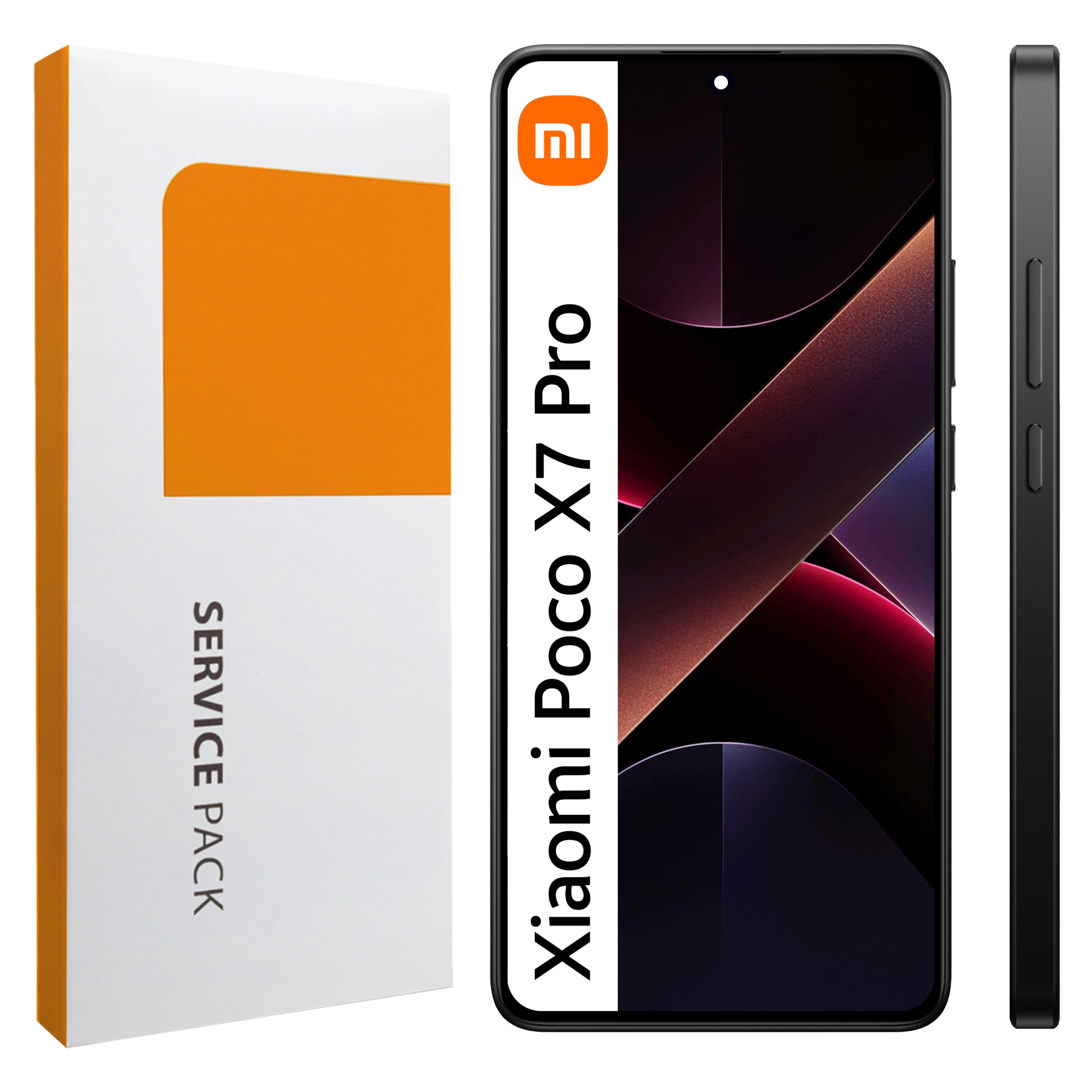 Originál Zila pre Xiaomi Poco X7 Pro Čierny LCD Service Pack Dotykový rámček