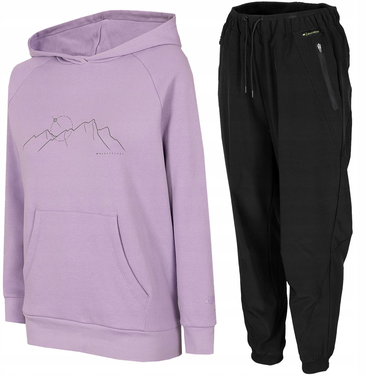 

4F Dres Komplet Dresowy Bluza Z Kapturem Spodnie