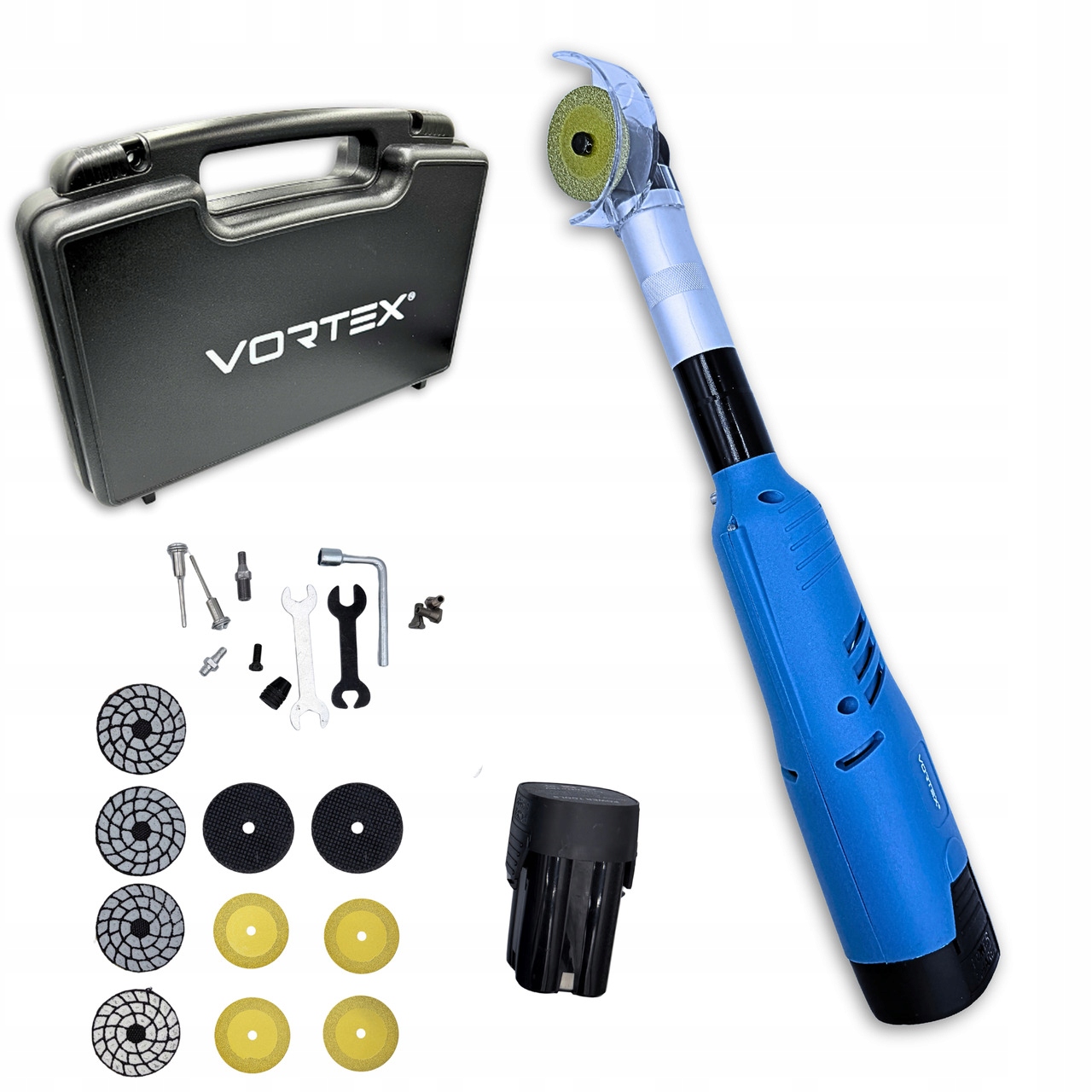 Mini Úhlová Bruska Bezdrátová Malá, Praktická, Přesná, Leštící, 200 W